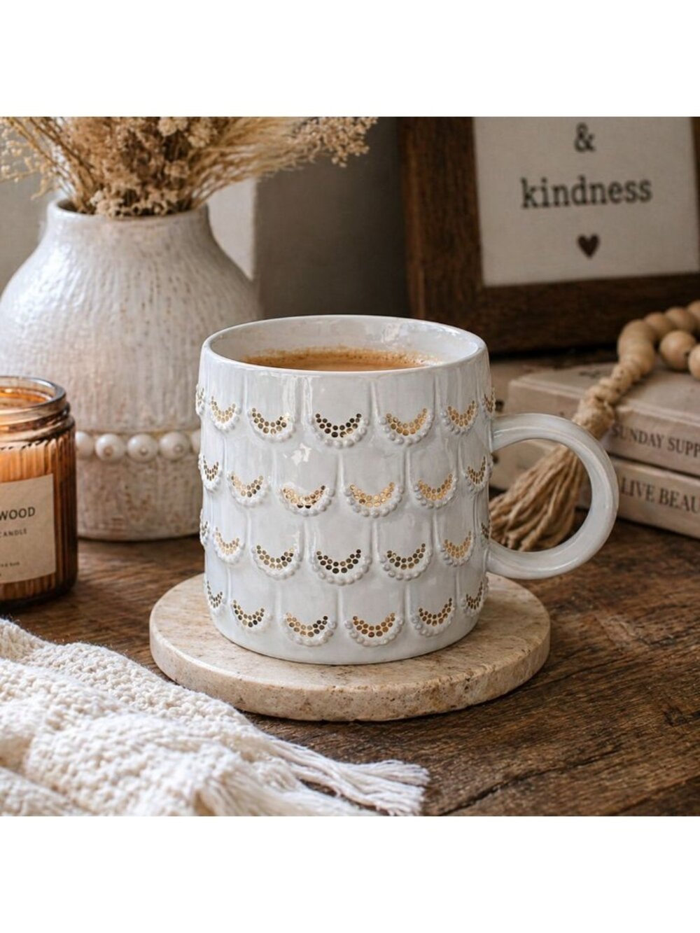 Starbucks Mug 2016 Grey Metallic Gold Mermaid Scales Anniversary Collection Gift